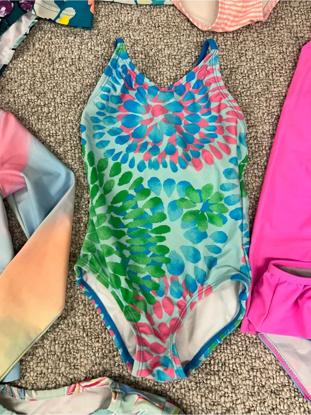 15 Piece Toddler Girl’s Size 4T Swimsuit Bundle